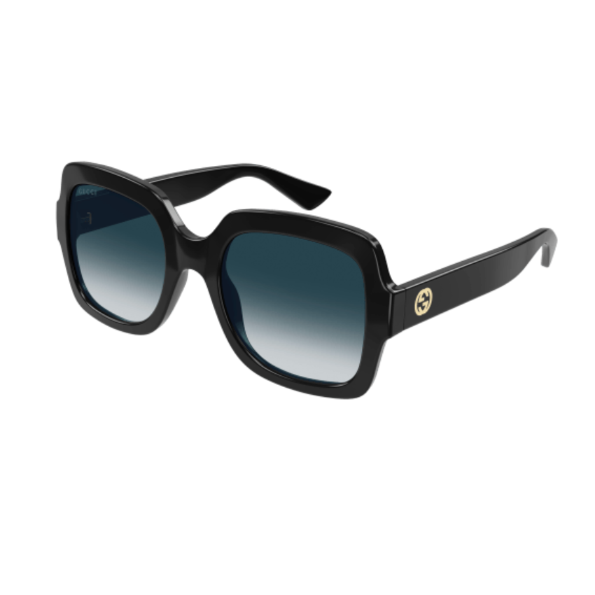 Zwarte zonnebril rechthoekig Gucci GG1337S 001
