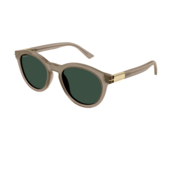 Ronde zonnebril Gucci bleke kleur GG1501S 004