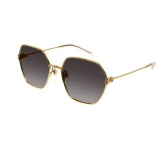 Metalen zonnebril Gucci goud GG1285SA 001