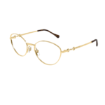 Metalen gouden dames bril Gucci GG1699O 001