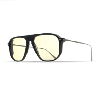 Meekleurende zonnebril Brett Tony C03 piloot gele glazen