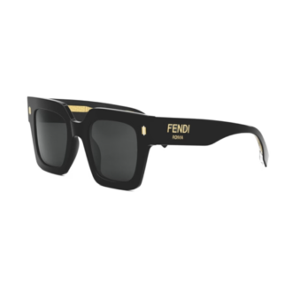 Zwarte zon,nebril Fendi Roma FE40101I 01A vrouwenzonnebril