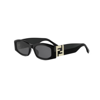 Zwarte zonnebril Fendi Dorever FE40204I 01A
