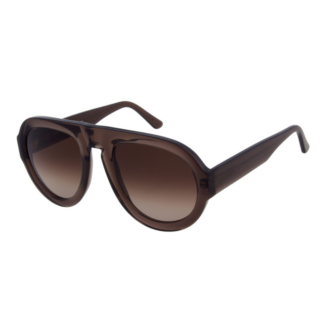 Pilotenbril bruin transparant oversized unisex Andy Wolf Barley sun 03