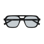 Saint Laurent pilotenbril zwart licht blauwe glazen unisex