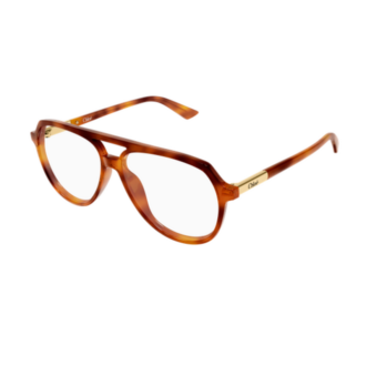 pilotenbril Chloé CH0366O 002 bruin havana gevlekt dames