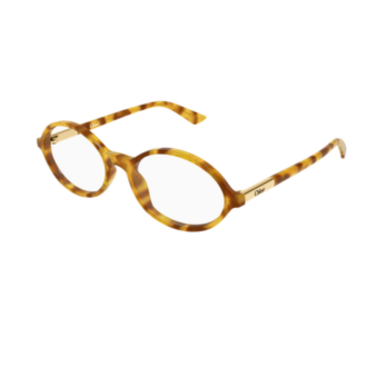 Chloé ovale bril CH0367O 003 havana light