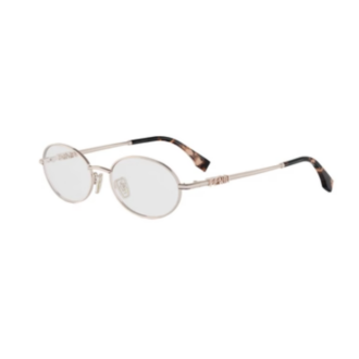 Ovale bril Fendi FE5014OU 028 rose goud metaal