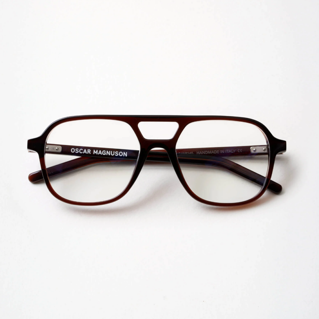Bril oscar magnuson Lenny pilotenbril dark brown 900 unisex